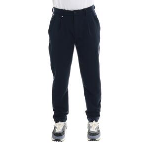 PANTALONE PINCES BLU